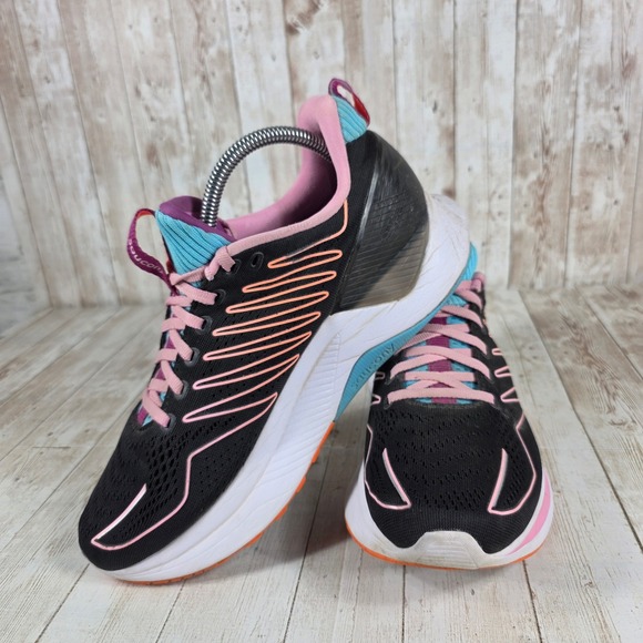 Saucony Womens Running‎ Shoes Black Pink Blue Orange Athletic Sneakers Size 9.5 - Picture 5 of 8